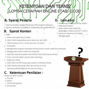 Asah Kemampuan Public Speaking Mahasiswa, STAIL Adakan Lomba Pidato Online